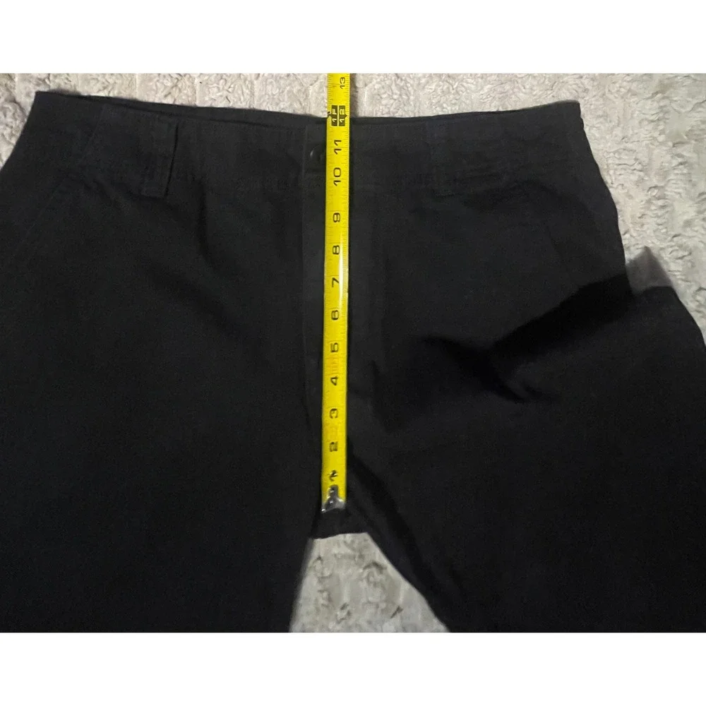 Plugg Mens Black Chino Shorts Cotton Casual Everyday Size 34
